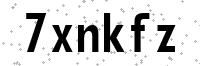Security Code - Visually impaired may click to show text version of code in new window