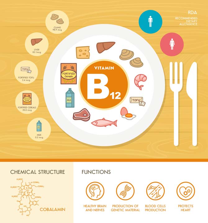 Vitamin B12 Chart