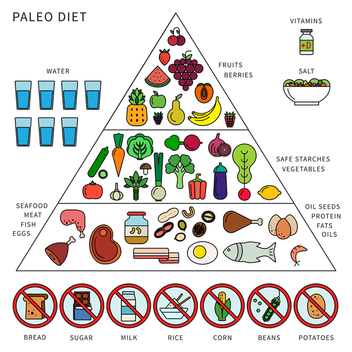 Paleo diet chart