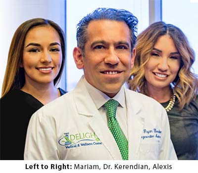 Left to Right: Maryam, Dr. Kerendian, Alexis
